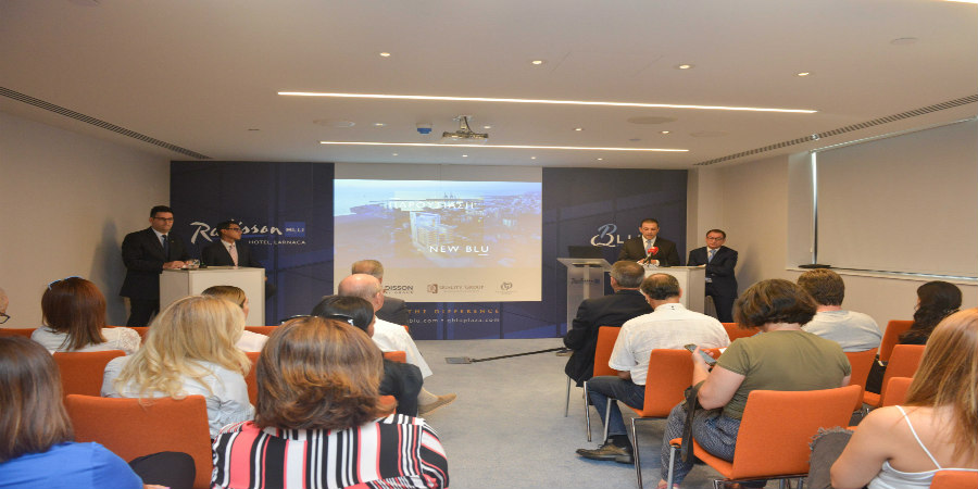 Επίσημη πρώτη για το κτιριακό συγκρότημα Radisson Blu Hotel Larnaca και QBlu Plaza